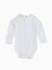 Thomas Brown Body Little Long-Sleeved Monty Stitched Body in White Red