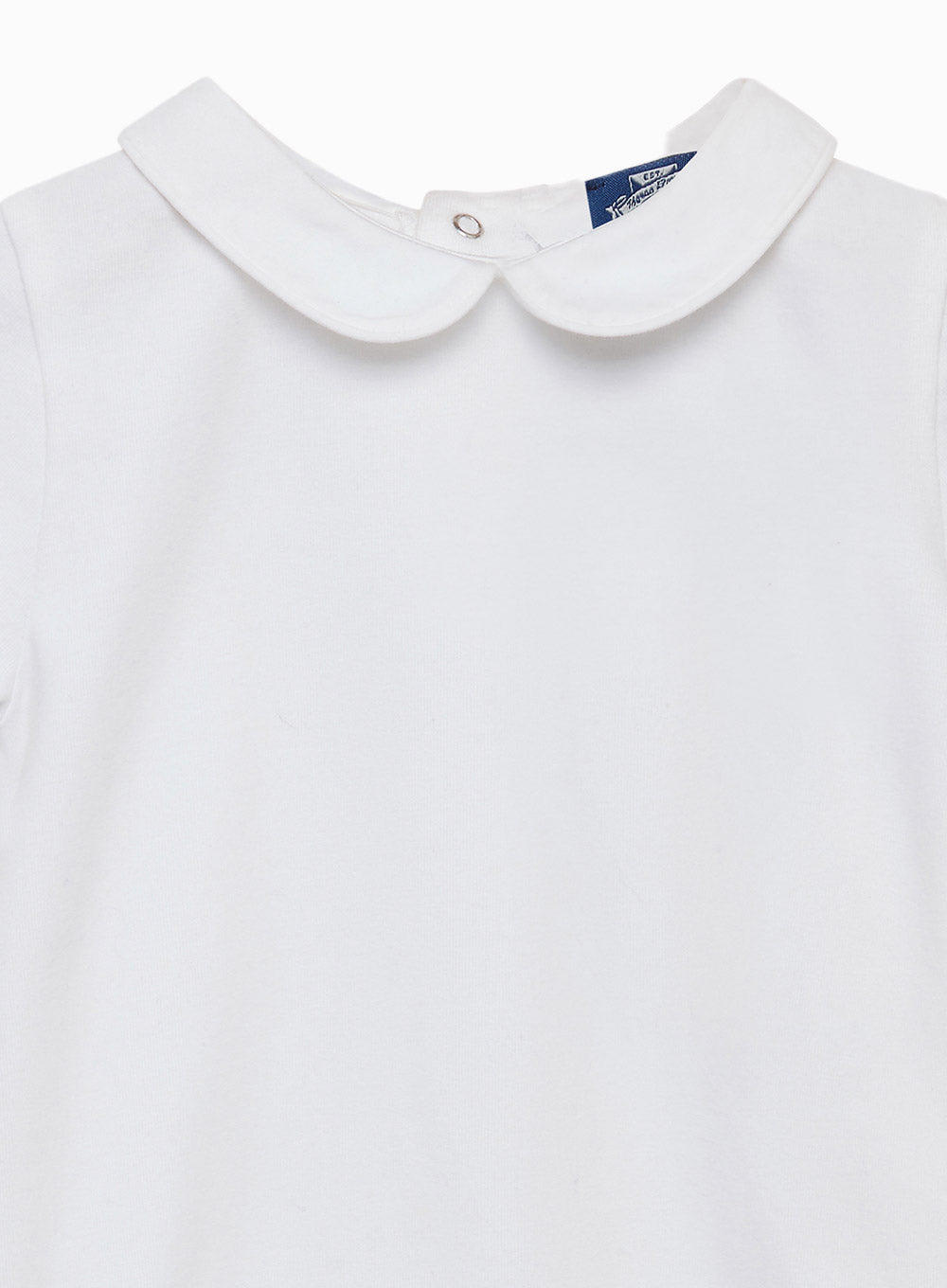 Thomas Brown Body Little Short-Sleeved Milo Body in White/White