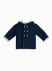 Thomas Brown Coat Little Knitted Coat in Navy