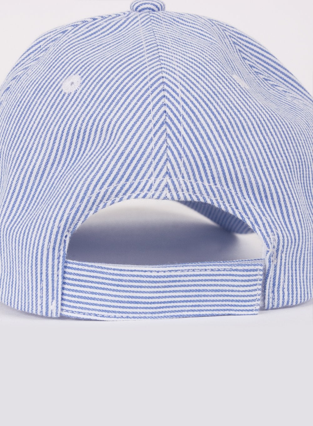 Thomas Brown Cap Charlie Cap in Blue Stripe