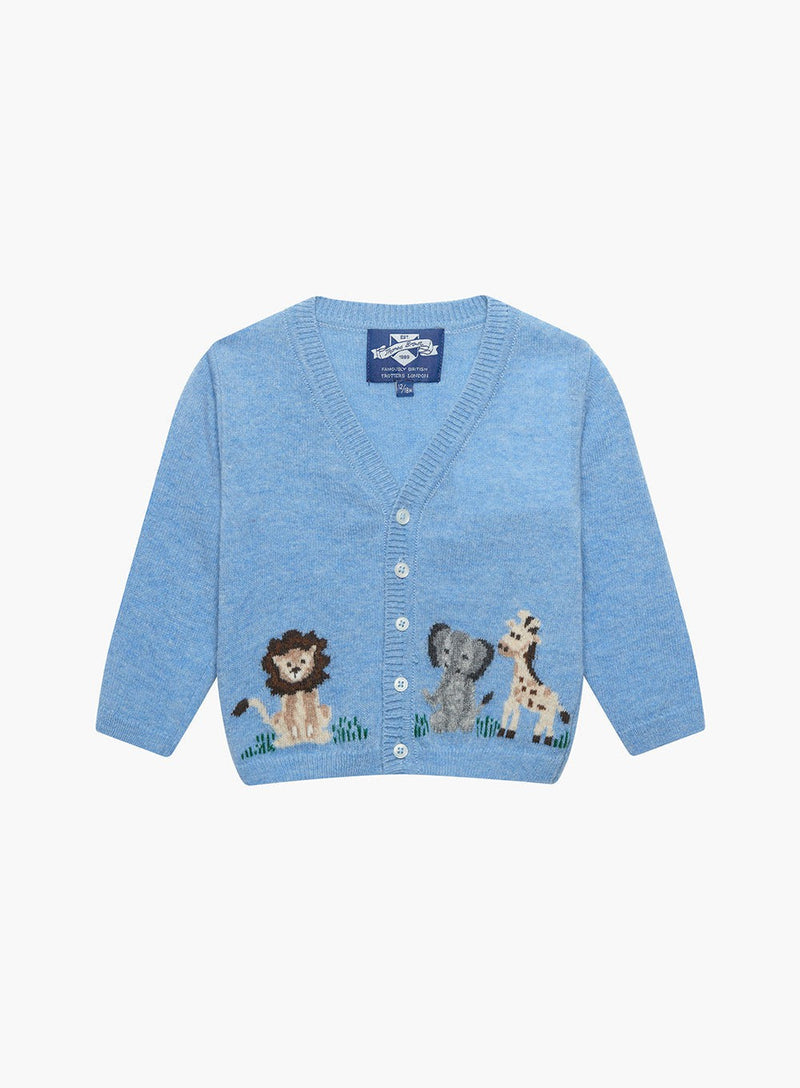 Thomas Brown Cardigan Baby Augustus Lion & Friends Cardigan