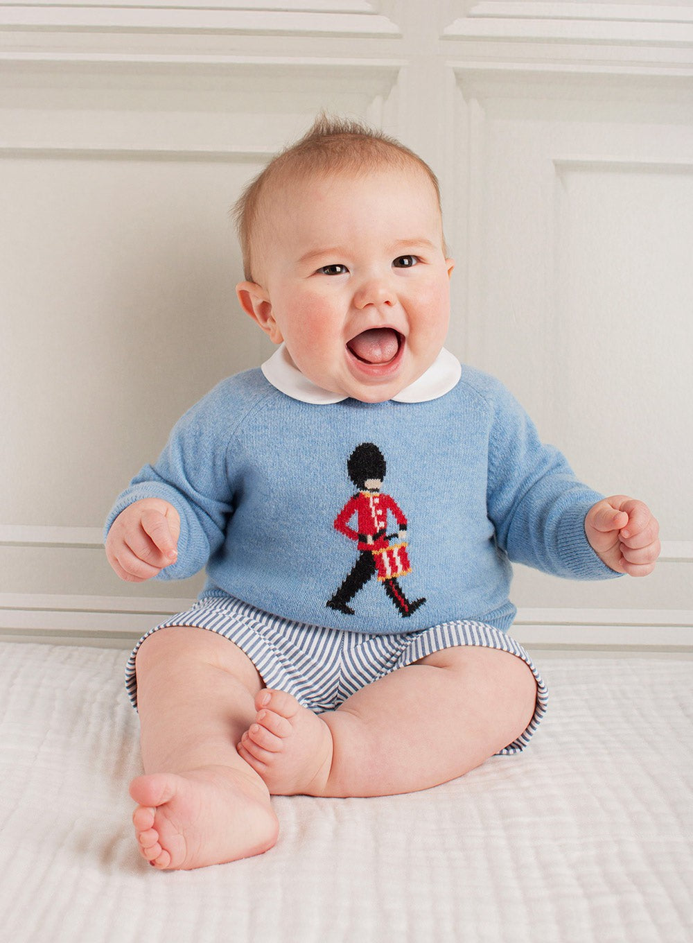 Thomas Brown Jumper Baby Drumming Guardsman Jumper