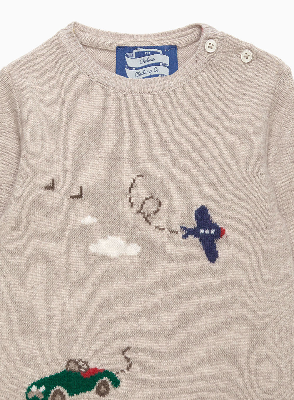 Thomas Brown Jumper Baby Herbie and Wilbur Jumper