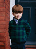 Thomas Brown Jumper Donald Half-Zip Jumper