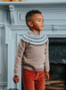 Thomas Brown Jumper Frankie Fair Isle Jumper in Oatmeal