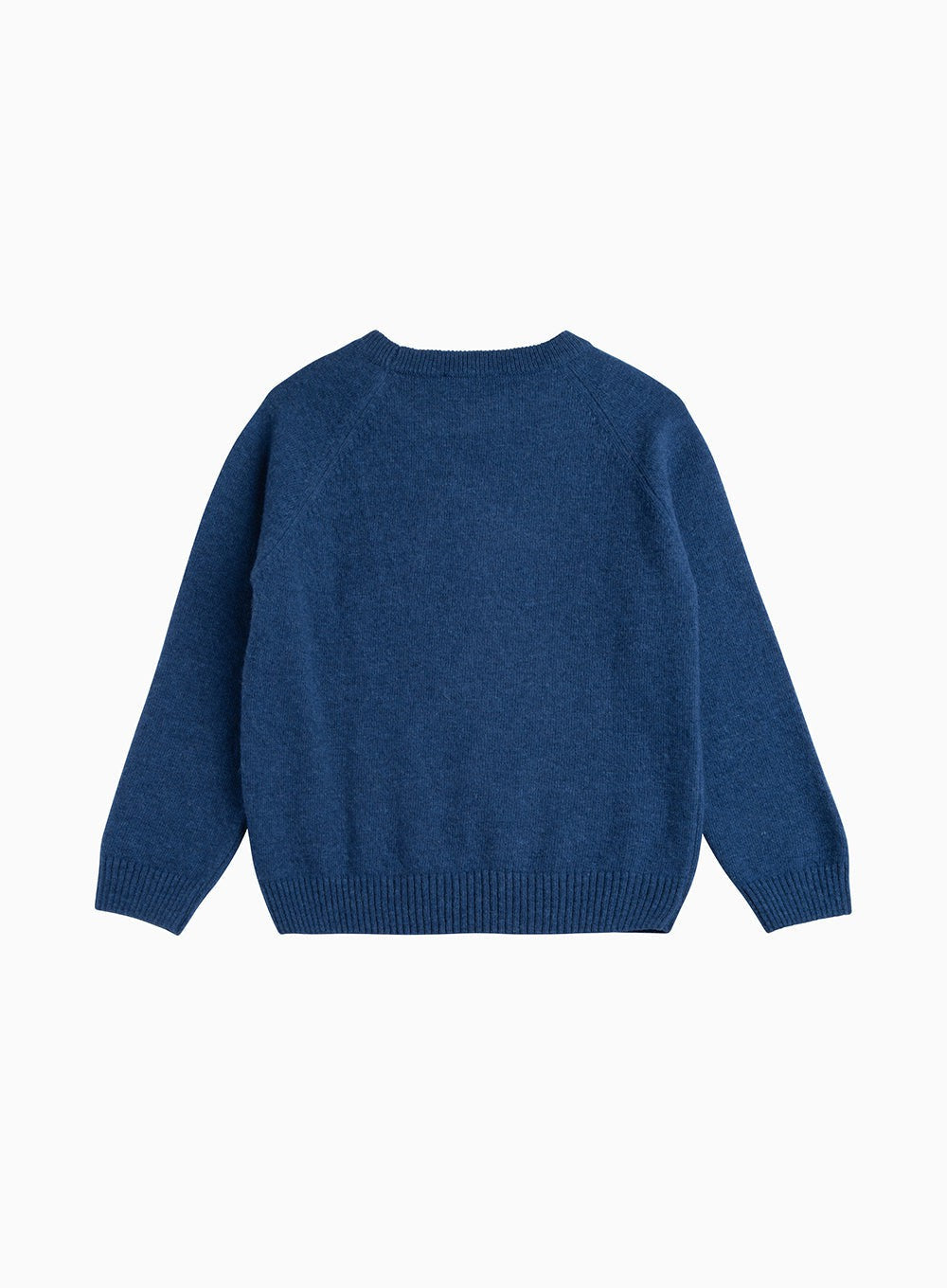 Thomas Brown Boys Guardsman Jumper Denim Blue Marl Trotters London