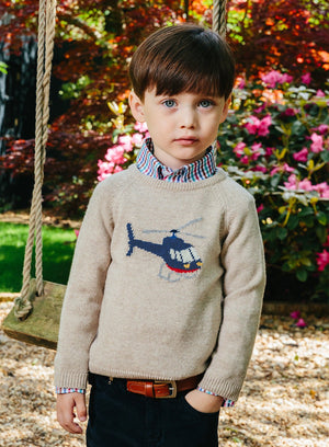 Thomas Brown Jumper Hugh Helicopter Jumper