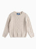 Thomas Brown Jumper James Jumper in Cream Fleck