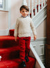 Thomas Brown Jumper James Jumper in Cream Fleck