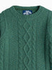 Thomas Brown Jumper James Jumper in Green Fleck