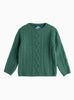 Thomas Brown Jumper James Jumper in Green Fleck