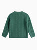 Thomas Brown Jumper James Jumper in Green Fleck