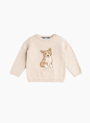 Thomas Brown Jumper Little Corgi Jumper