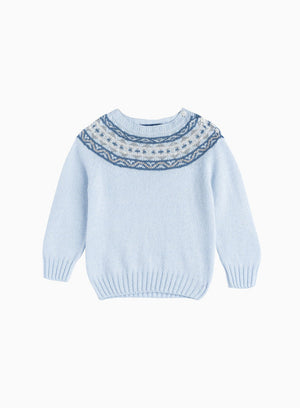 Thomas Brown Jumper Little Frankie Fair Isle Jumper