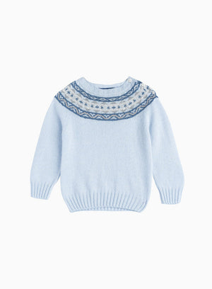 Thomas Brown Jumper Little Frankie Fair Isle Jumper