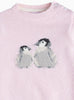 Thomas Brown Jumper Little Pip Penguin Jumper in Pale Pink