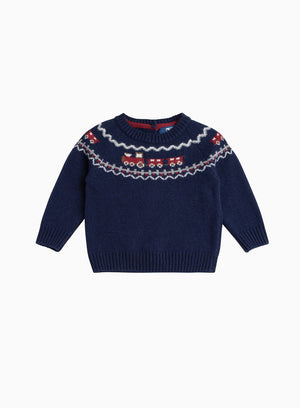 Thomas Brown Jumper Little Thomas Train Fair Isle Jumper