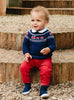 Thomas Brown Jumper Little Thomas Train Fair Isle Jumper