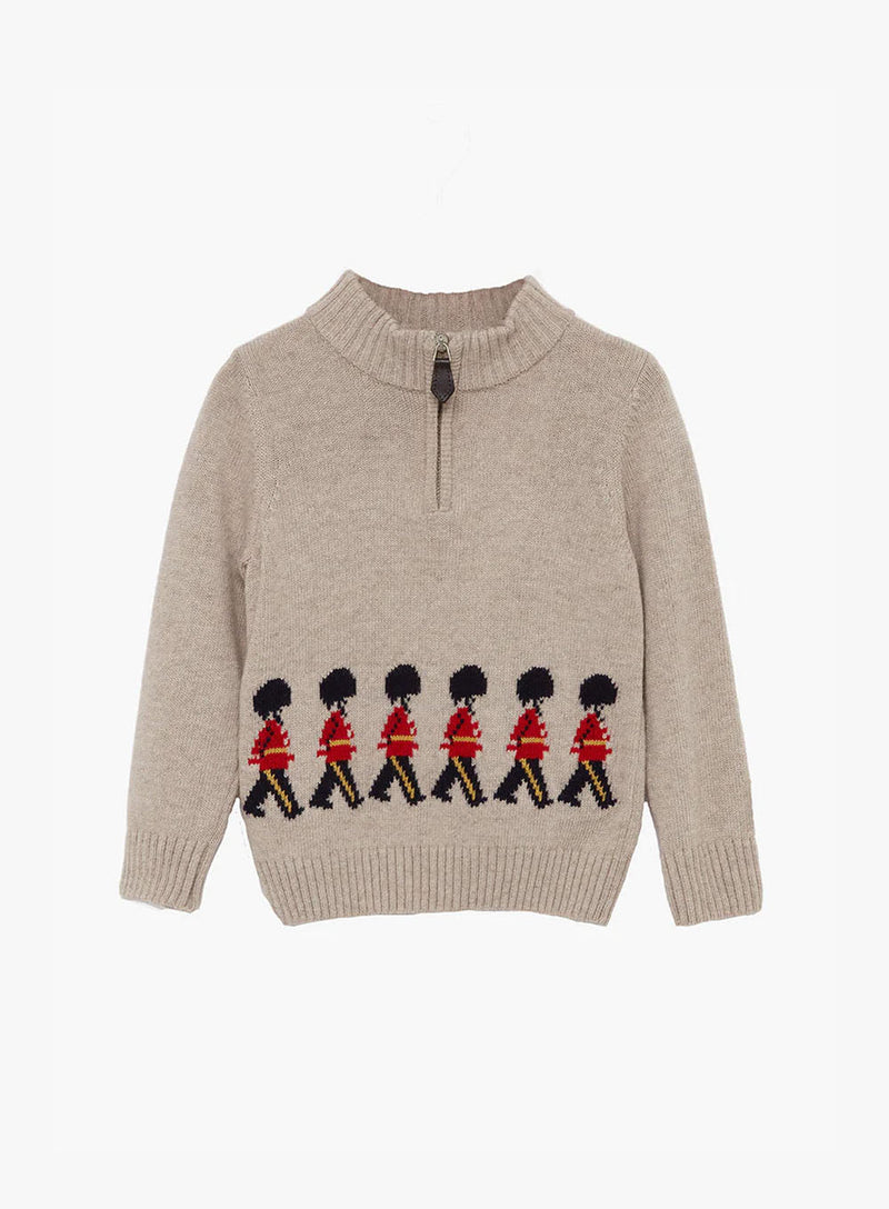 Thomas Brown Jumper Marching Guardsman Half-Zip Jumper