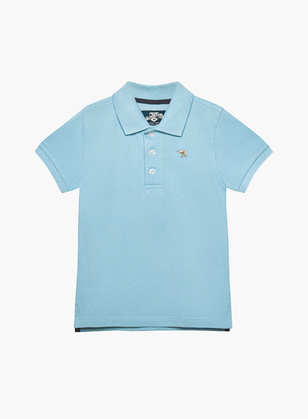 Thomas Brown Polo Harry Piqué Polo in Pale Blue
