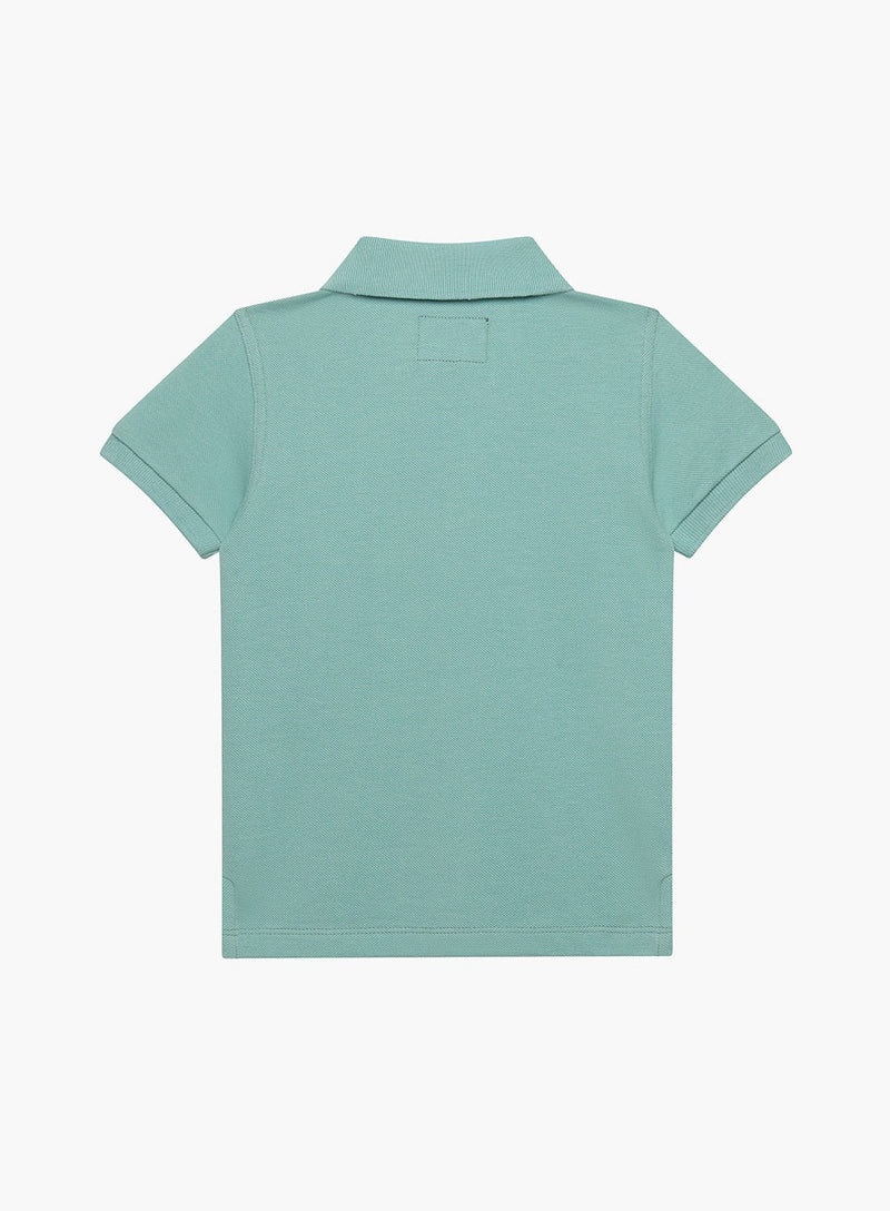 Thomas Brown Polo Harry Piqué Polo in Sage