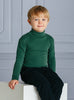 Thomas Brown Roll Neck Unisex Classic Roll Neck in Green