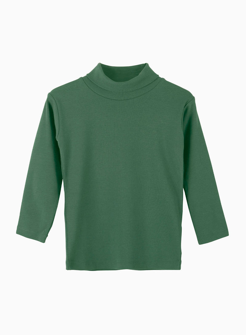 Thomas Brown Roll Neck Unisex Classic Roll Neck in Green
