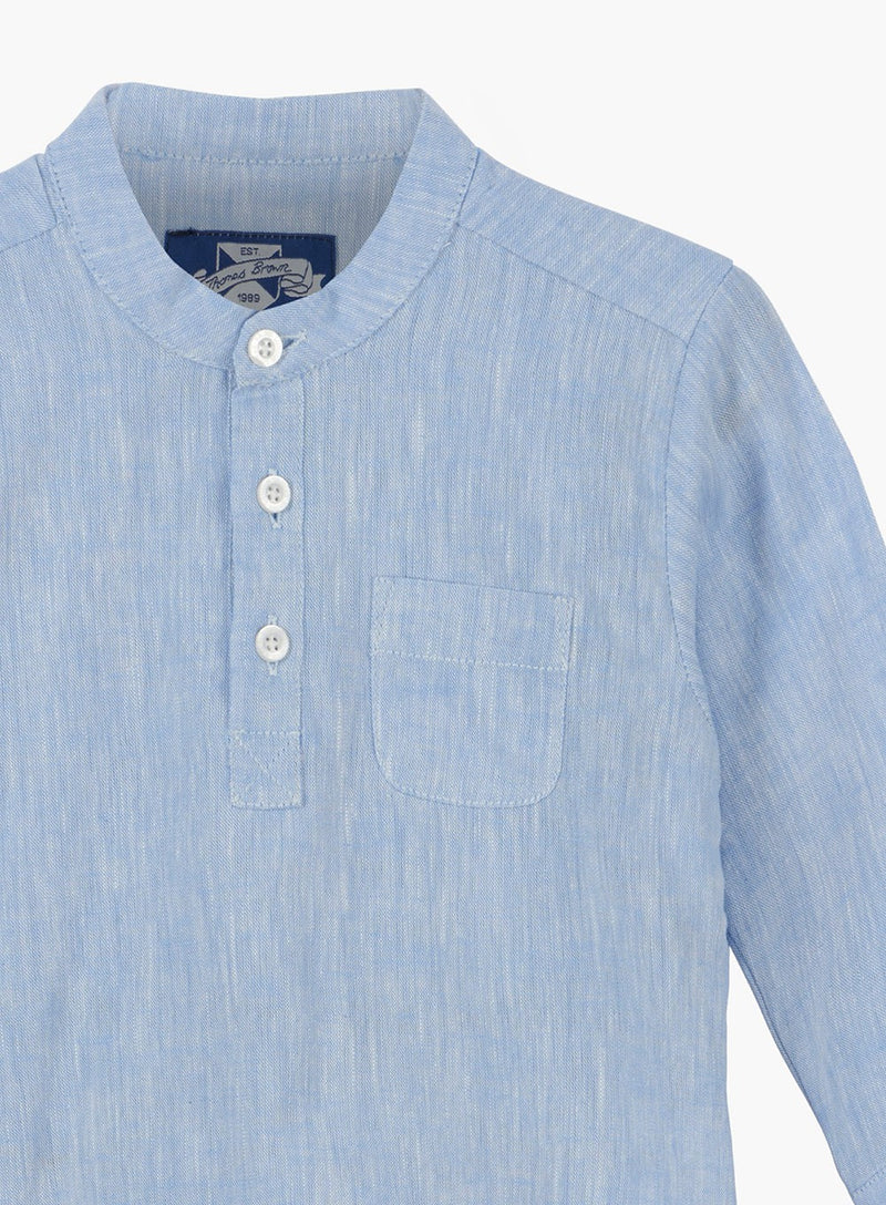 Chelsea Clothing Company Shirt Baby Oscar Shirt in Pale Blue