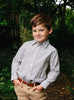 Thomas Brown Shirt Oliver Shirt in Camel Check
