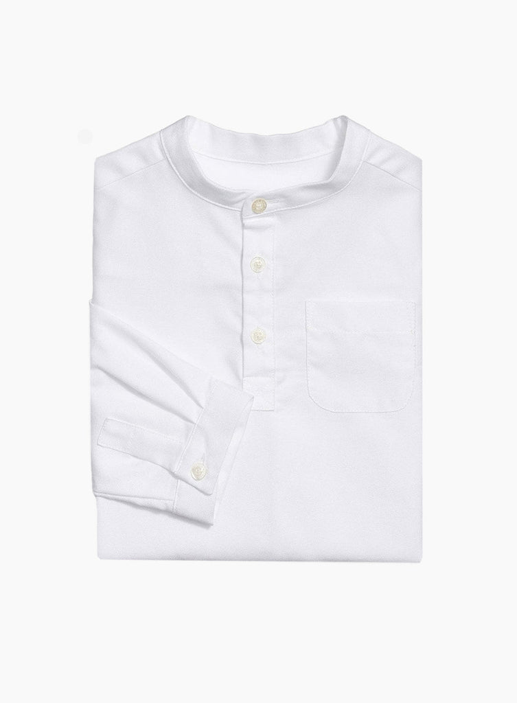 Thomas Brown Shirt Oscar Shirt in White