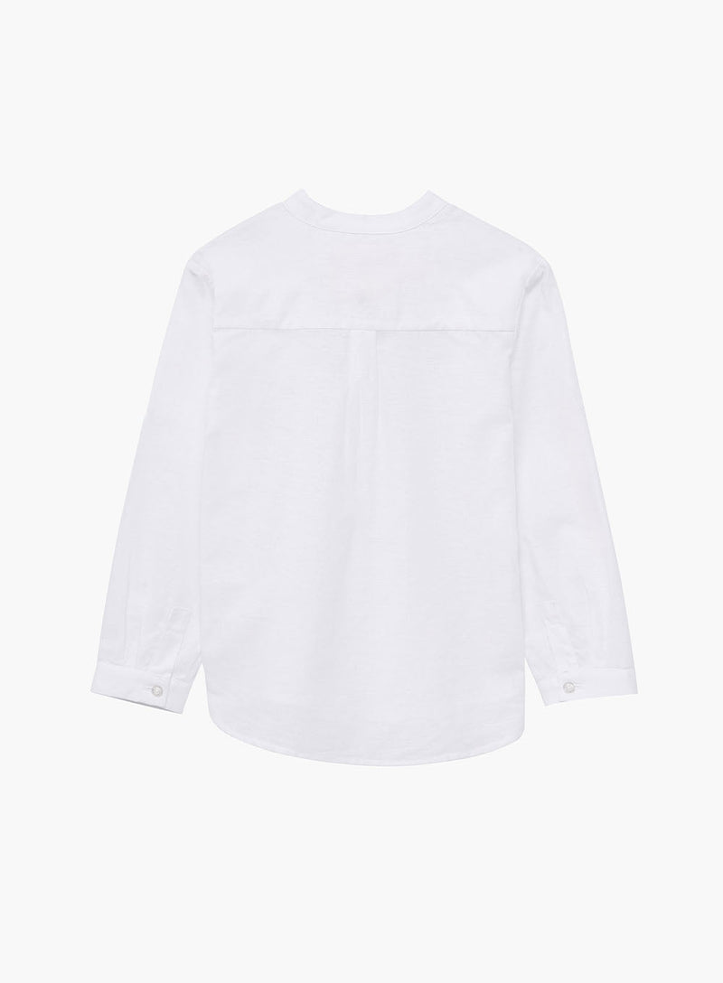 Thomas Brown Shirt Oscar Shirt in White