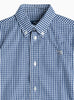 Thomas Brown Shirt Thomas Shirt in Navy Gingham