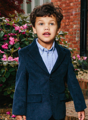 Thomas Brown Shirt Thomas Shirt in Oxford Blue