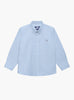 Thomas Brown Shirt Thomas Shirt in Pale Blue Chambray