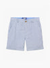 Thomas Brown Shorts Charlie Chino Shorts in Blue Stripe