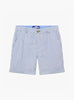 Thomas Brown Shorts Charlie Chino Shorts in Blue Stripe