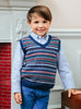 Thomas Brown Tank Freddy Fair Isle Tank