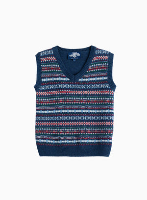 Thomas Brown Tank Freddy Fair Isle Tank