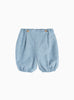 Thomas Brown Trousers Little Bertie Trousers in Pale Blue Herringbone