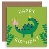 Trotters Childrenswear Gift wrapping Dinosaur Birthday Card Add a message