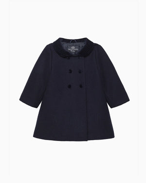 Trotters Heritage Coat Baby Classic Coat in Navy