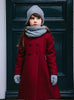 Trotters Heritage Coat Classic Coat in Burgundy