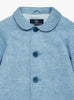 Trotters Heritage Coat Little Raglan Coat in Pale Blue