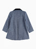 Trotters Heritage Coat Matilda Swing Coat in Navy Herringbone