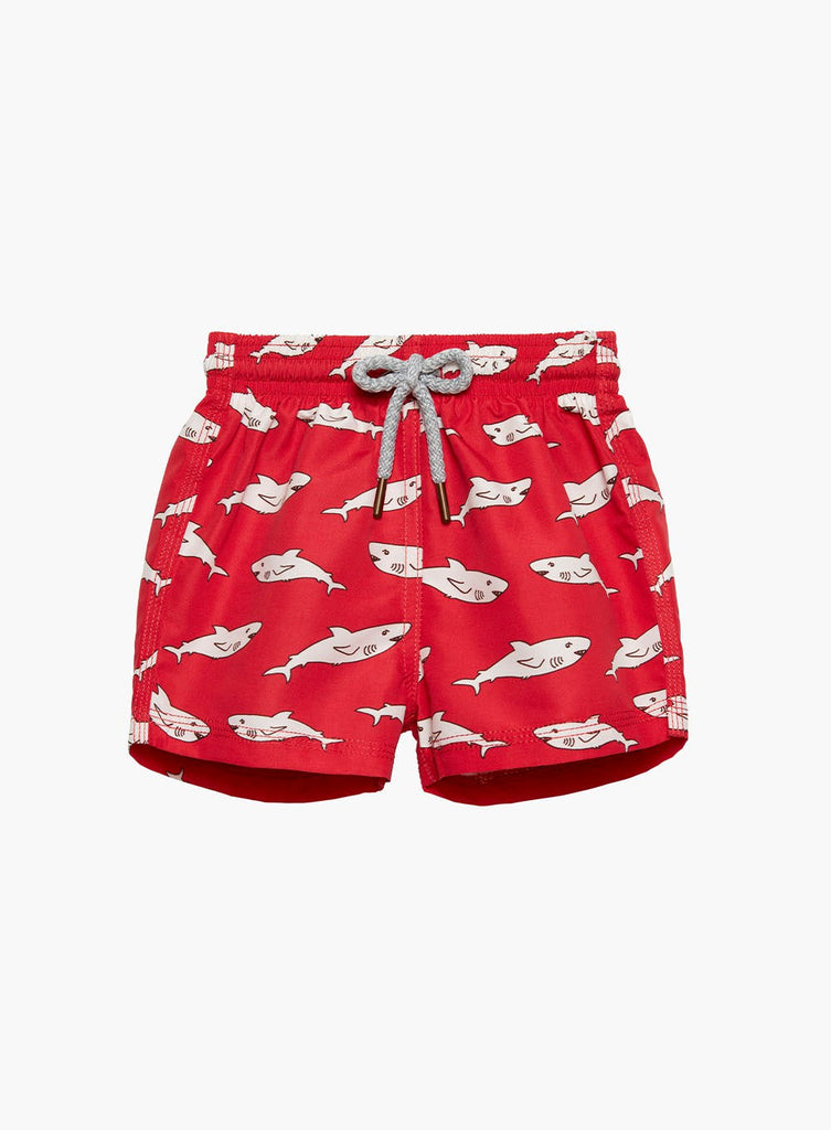 Trotters Swim Swimshorts Baby Swimshorts in Red Shark