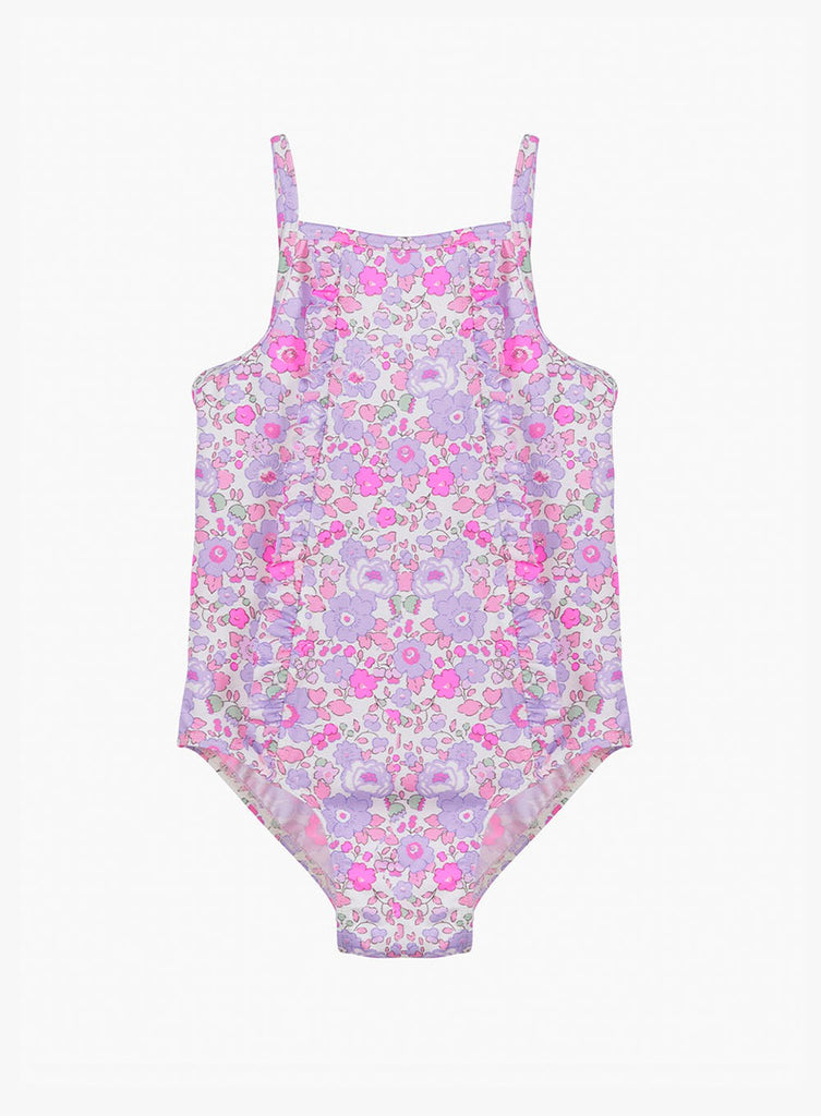 Trotters Swim Swimsuit Frill Swimsuit in Lilac Betsy