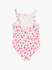 Trotters Swim Swimsuit Frill Swimsuit in Red Rose