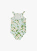 Trotters Swim Swimsuit Little Frill Swimsuit in Aqua Carline