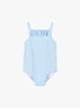 Trotters Swim Swimsuit Little Frill Swimsuit in Blue Miniature Floral