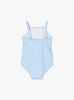 Trotters Swim Swimsuit Little Frill Swimsuit in Blue Miniature Floral